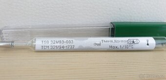 RTUŤOVÝ TEPLOMĚR LÉKAŘSKÉ RETRO EXATHERM - 4