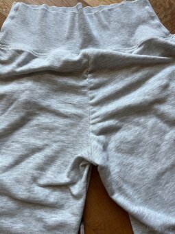 Těhotenské šedé kalhoty MAMA H&M - 4