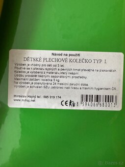 Dětské plechové kolecko - 4
