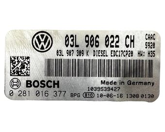 Řídící jednotka motoru 03L906022CH VW Transporter T5 7J 11 - 4