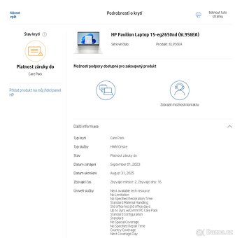 NEROZBALENY - HP Pavilion 15-eg2650nd i5‑1235U 16GB RAM 512G - 4
