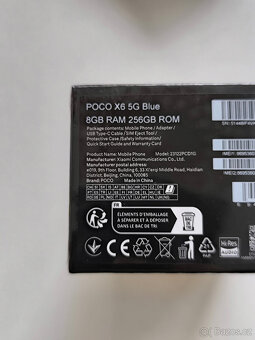 Nový Poco X6 5G 8/256GB blue - 4
