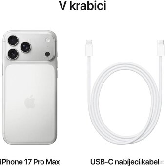 iPhone 17 Pro Max 256GB stříbrná NOVÝ ZABALENÝ - 4