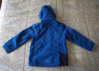 Modrá softshellová zateplená bunda McKinley v.116 - 4