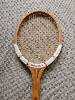 Retro tenisová raketa Dunlop - 4