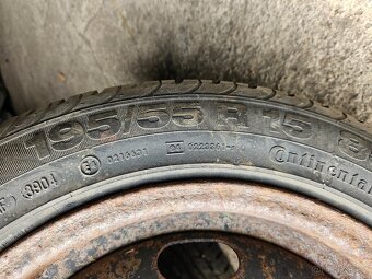 Rezervní kolo Peugeot 206 Disk 6x15 4x108 Pneu 195/55/15 - 4
