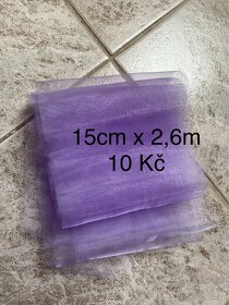 Levandulová svatba - vývazky, organzy, zasedací pořádek - 4