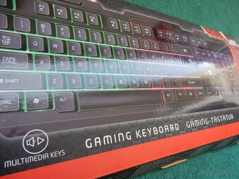 Herní podsvícená klávesnice no fear - 4