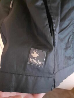 Zimní koženkový kabát/bunda zateplený, velikost XL - 4