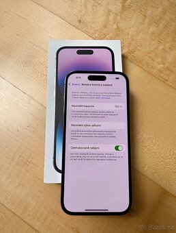 iPhone 14 Pro Deep Purple BATERIE 100% TOP - 4