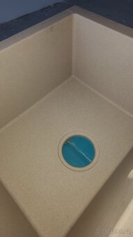 granitový dřez béžový - 4