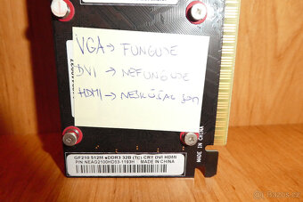 grafická karta NVIDIA GeForce 210 - polofunkčná - 4