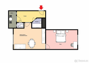 Pronájem bytu 2+kk + lodžie (celkem 59 m2), Praha 7 - Holešo - 4