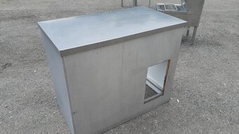 Nerezový stůl se zásuvkou 110x60x90 cm - 4