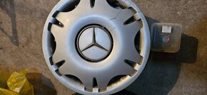 4x plechový disky 5x112 R16, zimní pneu Matador - 4