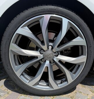 Originální letní alu kola R20 na AUDI A6 4G C7, zánovní pneu - 4