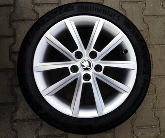 Alu kola originál Škoda Octavia III 5x112 R17 Teron - 4