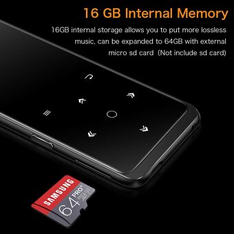 MP3 přehrávače MIBAO 16 GB za 370 a další MP3 bronzové barvy - 4