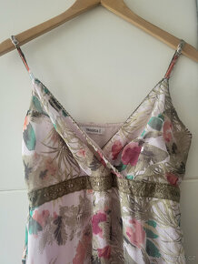 Dlouhé šaty na ramínka C&A vel.38 - 4