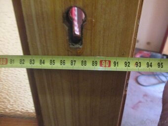 3x starší dveře-2x80P,proskl.1x90P.proskl."fládrované,pěkné - 4