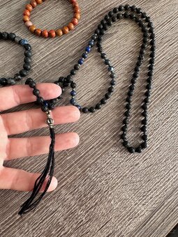 Náhrdelník a náramky z kamenů - 4