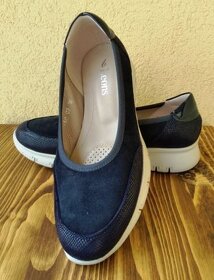 Zdravotní baleríny Leons Leona - Modrá vel. 37 - 4