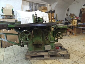 Trojkombinace BAUERLE  – litinová pila / frézka / dlabačka - 4