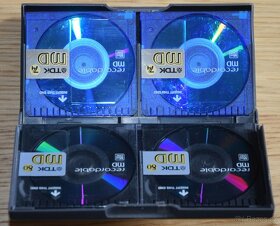 MD minidisc box 2x DEJA s TDK 80/74min., super stav, sada 8+ - 4