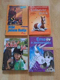 Dívčí jezdecké rajtky, mikina a knížky - 4