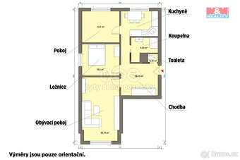 Prodej bytu 3+1, 63 m², Mariánské Lázně, ul. Hroznatova - 4