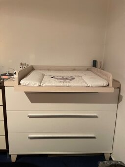 Postýlka, komoda a krásný nepoužitý set ByLuci Handmade - 4