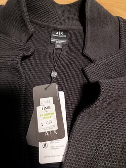 Pánský svetr Armani černý XXL - 4