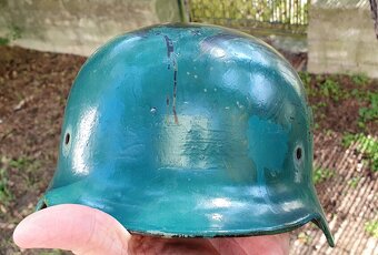 Německá helma M40 ET66 WW2 Wehrmacht - 4