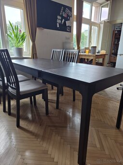 Rozkládací stůl EKEDALEN + 4 židle - 4