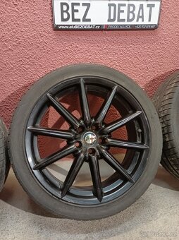Alu kola Alfa Romeo TI edice 19" – lesklá černá - 4