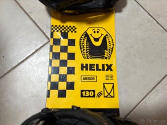 Snowboard ARBOR 130 cm +vázání + boty - 4