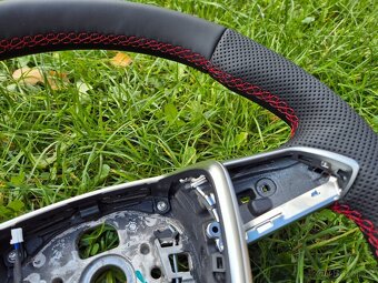 AUDI A6 A7 C8 Q8 S8 ETRON VOLANT kozeny zkoseny / vyhrievany - 4