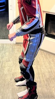 Pánská dvoudílná kožená kombinéza PSI Hubík + boty SIDI - 4