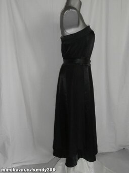 prodám černé společenské šaty vel.42 super stav - 4