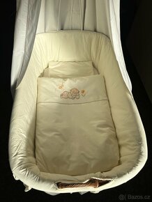 Košík pro miminko s nebesy Scarlett krémová - 4