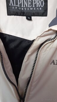 Teplá zimní bunda,Alpine Pro, dobrý stav,XS, levně - 4