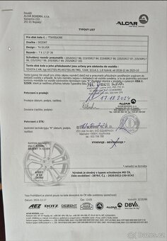 Sada hliníkových kol 17" vč. zimních gum - 4
