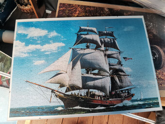 PUZZLE 1000 dílků v rámu CLIP FIX - různé motivy - 4