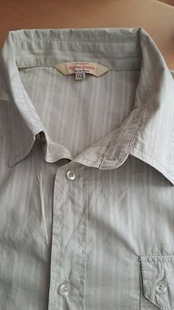 Pánská slim košile s proužky Refree Denim/XL/2x67cm - 4