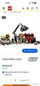 Stavebnice LEGO CITY - Vrakoviště s auty - 4