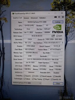 EVGA GeForce RTX 3080 XC3 ULTRA GAMING 12G LHR - 4