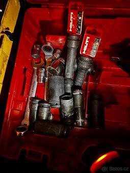 Hilti siw 22T-A s baterii a plno ořechy a očkoploché klíče - 4