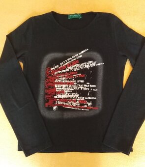 Fleecová nebo svetrová mikina M, trička M - 4