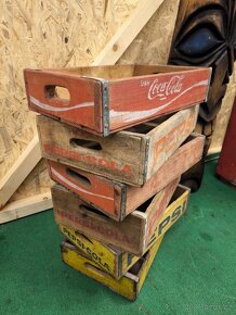Staré sběratelské bedýnky od Coca coly a Pepsi - 4