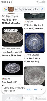 Broušený křišťálový talíř - 4